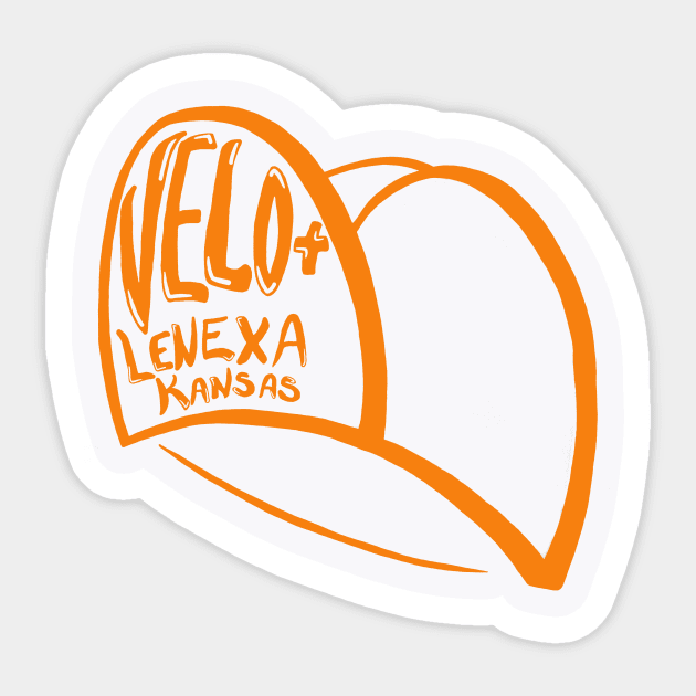 Velo+ Cycling Cap Sticker by cyclingnerd